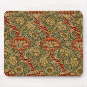 William Morris Wandle English Floral Damask Design Mouse Mat
