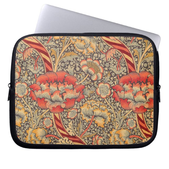 William Morris Wandle for Chintz Design Laptop Sleeve (Front)