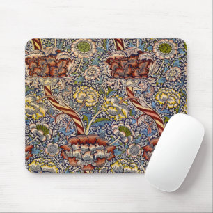 William Morris Wandle Navy Blue Floral Art Mouse Mat