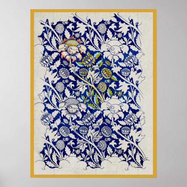 William Morris Watercolour Poster (Front)