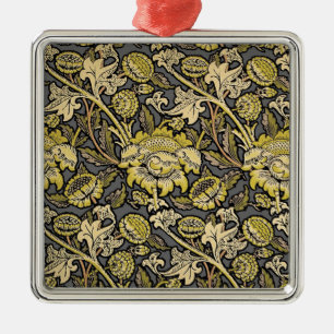 William Morris Wey Floral Arts Crafts Wallpaper Metal Tree Decoration