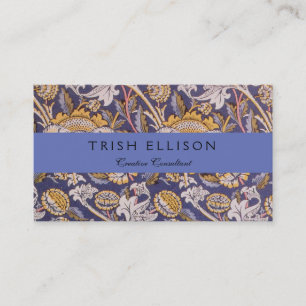 William Morris Wey Floral Wallpaper Business Card