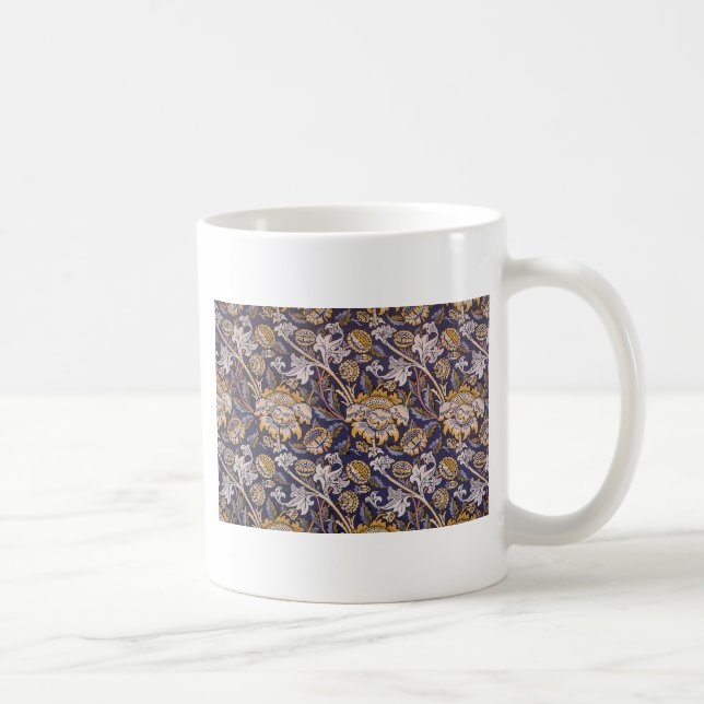 William Morris Wey Floral Wallpaper Coffee Mug (Right)