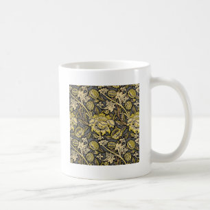William Morris Wey Floral Wallpaper Coffee Mug