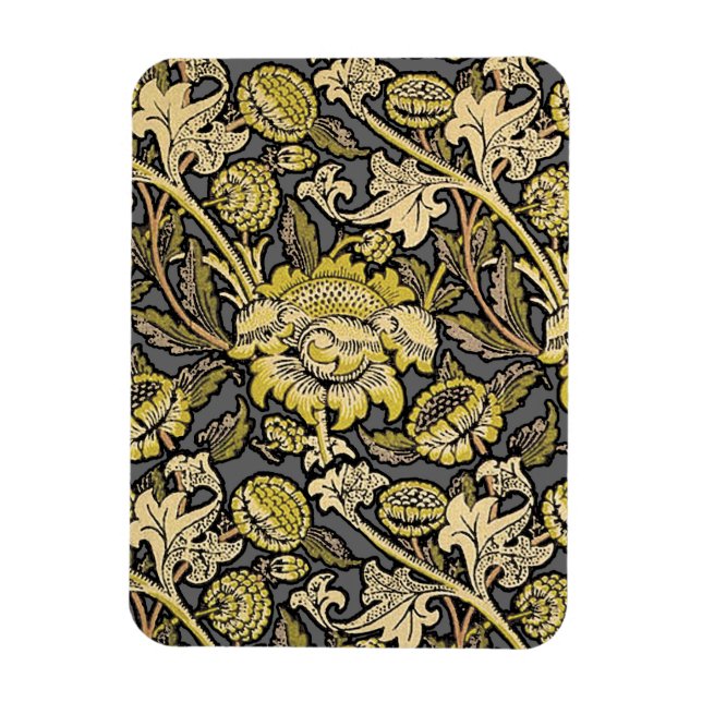 William Morris Wey Floral Wallpaper Magnet (Vertical)