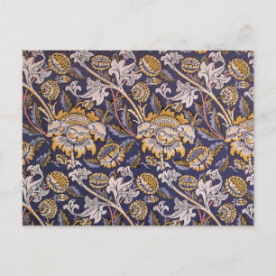 William Morris Wey Floral Wallpaper Postcard