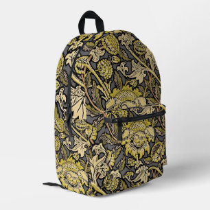 William Morris Wey Floral Wallpaper Printed Backpack