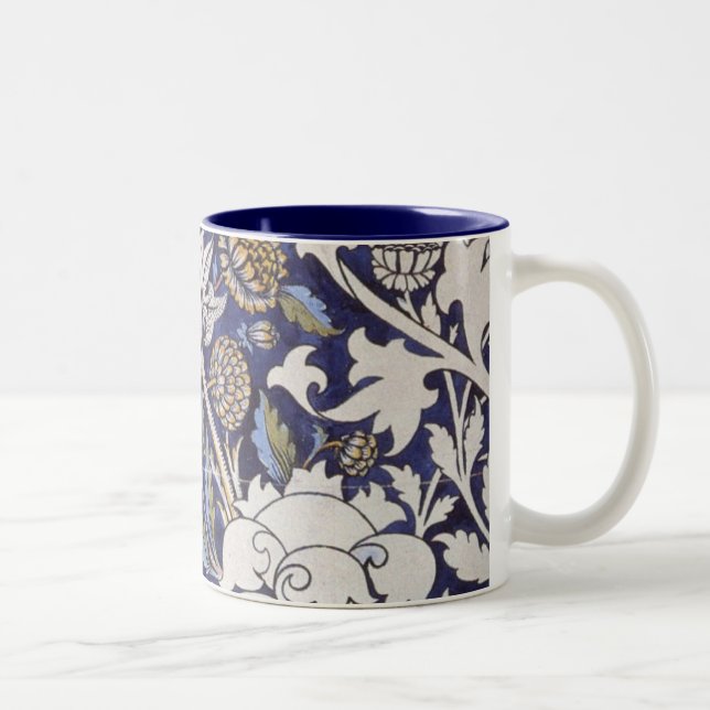 william morris wey Two-Tone coffee mug (Right)