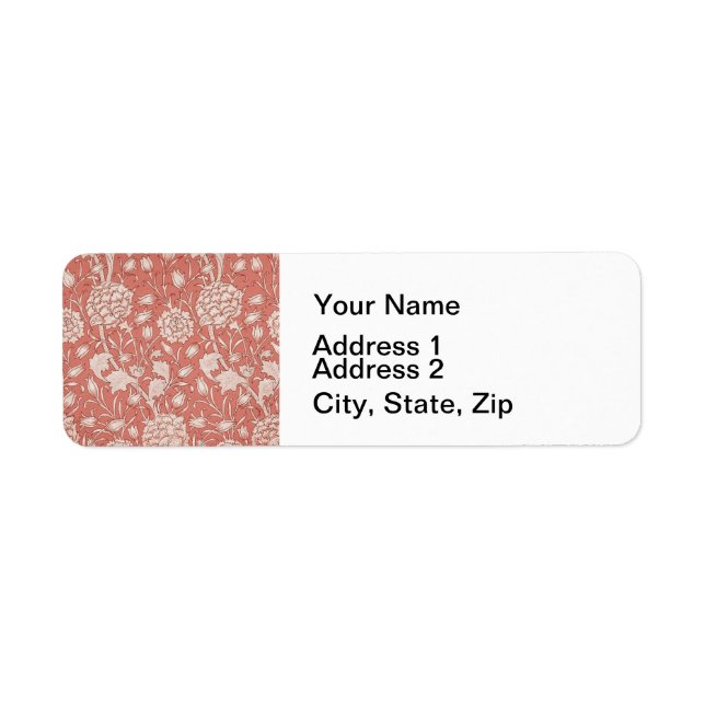 William Morris Wild Tulip Classic Victorian Design (Front)