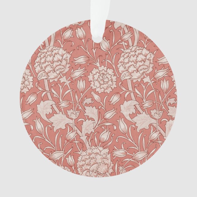 William Morris Wild Tulip Classic Victorian Design Ornament (Front)