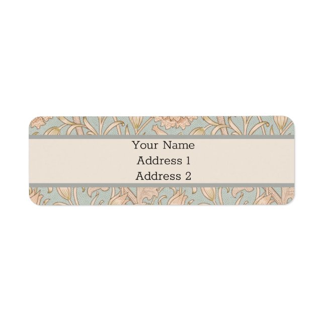 William Morris Wild Tulip Flower Floral Design (Front)