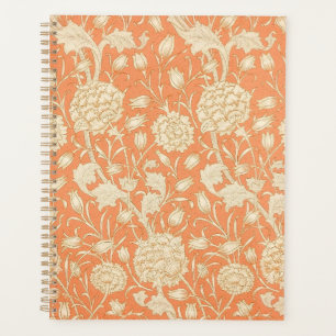 William Morris Wild Tulip Orange Floral Art Planner