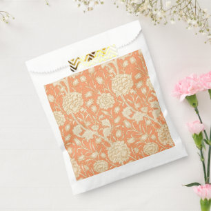 William Morris Wild Tulip Vintage Floral Pattern Favour Bags