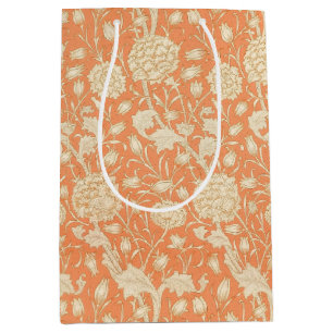 William Morris Wild Tulip Vintage Floral Pattern Medium Gift Bag
