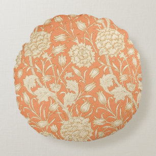 William Morris Wild Tulip Vintage Floral Pattern Round Cushion