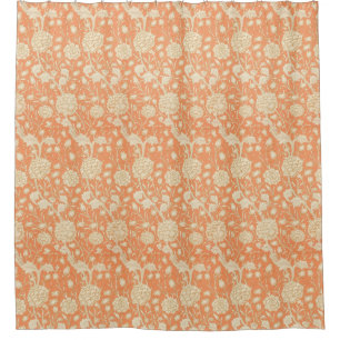 William Morris Wild Tulip Vintage Floral Pattern Shower Curtain