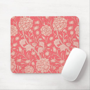 William Morris - Wild Tulips - Pink Floral Pattern Mouse Mat