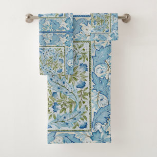 William Morris & Wilhelmina Style Prints Bath Towel Set