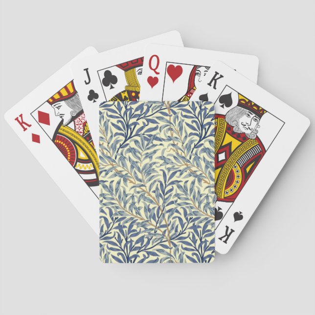 William Morris "Willow Bough" 4 Playing Cards (Back)