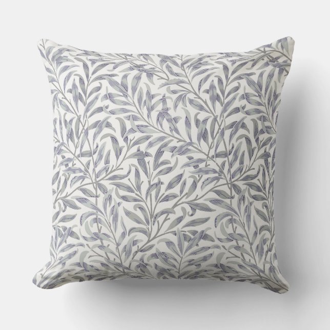 William Morris Willow Bough Blue  Cushion (Front)