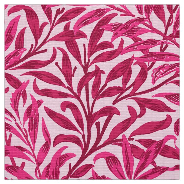 William Morris Willow Bough, Fuchsia Pink Fabric (Swatch)