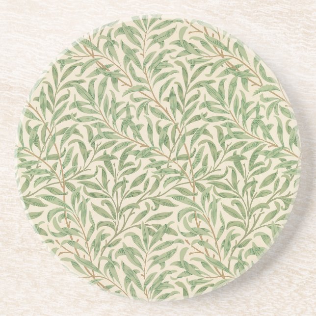 William Morris Willow Bough Garden Flower Classic Coaster (Front)