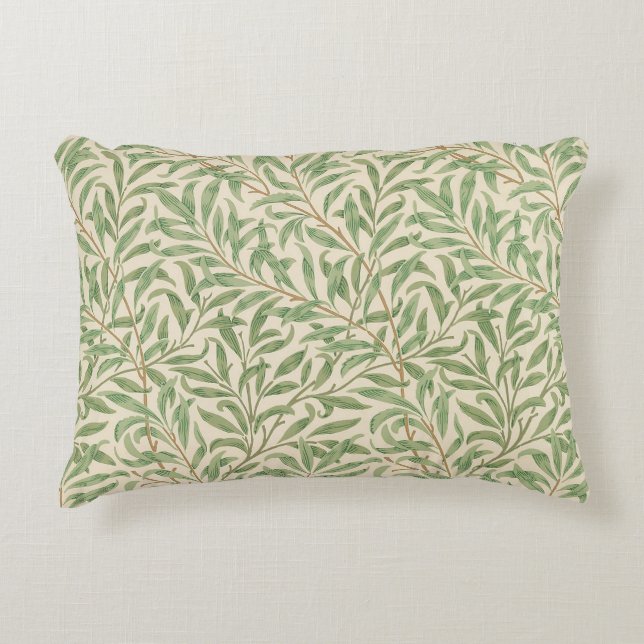 William Morris Willow Bough Garden Flower Classic Decorative Cushion (Front)