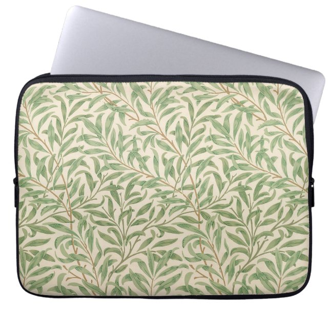 William Morris Willow Bough Garden Flower Classic Laptop Sleeve (Front)