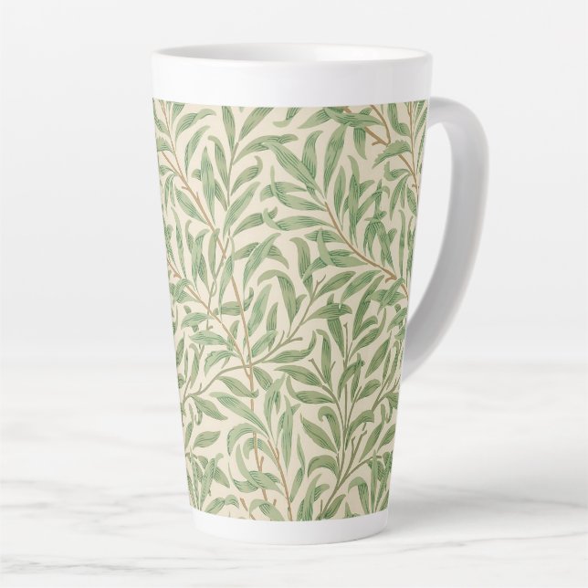William Morris Willow Bough Garden Flower Classic Latte Mug (Right Angle)