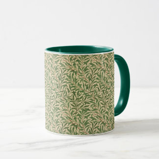 William Morris Willow Bough Green Willow Leaves Mug