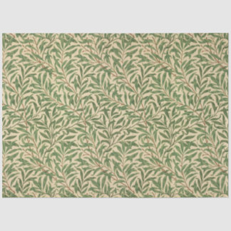 William Morris Willow Bough Green Willow Leaves Tissue Paper