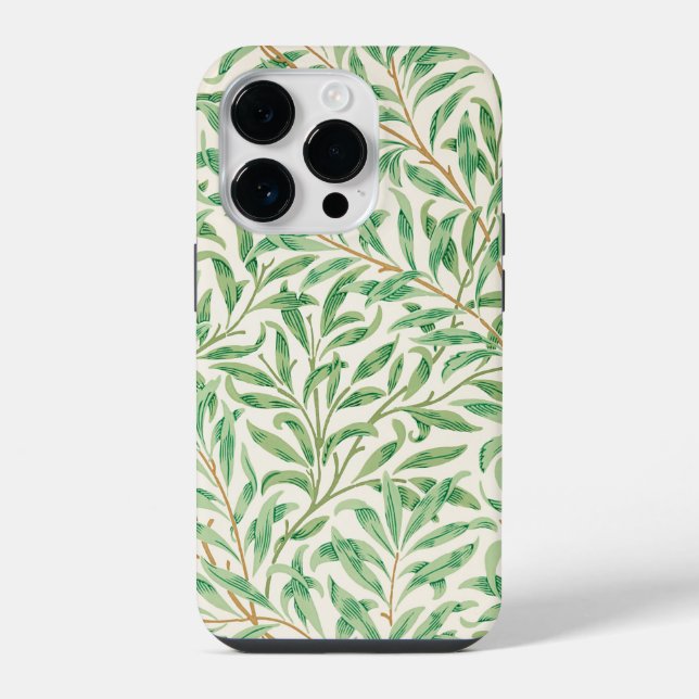 William Morris Willow bough Print iPhone Case (Back)