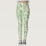 William Morris Willow Bough. Vintage greenery Leggings<br><div class="desc">William Morris "Willow Bough" leggings. Vintage greenery foliage pattern.</div>