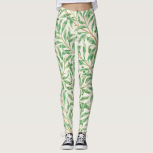 William Morris Willow Bough. Vintage greenery Leggings