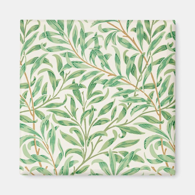 William Morris. Willow Bough. Vintage greenery Magnet (Front)