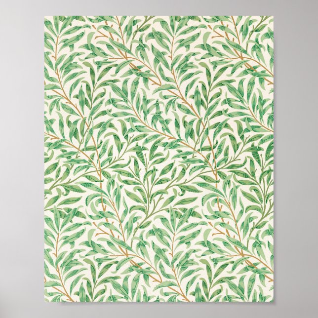 William Morris. Willow Bough. Vintage greenery Poster (Front)
