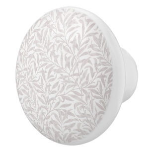 William Morris Willow boughs light pink Ceramic Knob