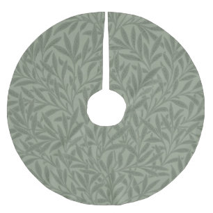 William Morris Willow Flower Classic Brushed Polyester Tree Skirt
