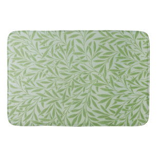William Morris Willow Flower Classic Green Bath Mat