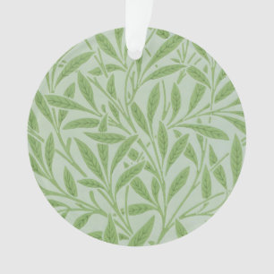 William Morris Willow Flower Classic Green Ornament