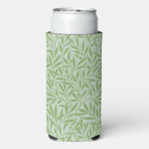 William Morris Willow Flower Classic Green Seltzer Can Cooler