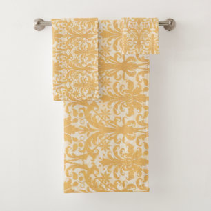 William Morris Willow & Gold Damask Luxury Bath Towel Set