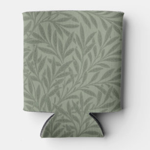William Morris Willow Pattern Antique Sage Green Can Cooler