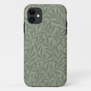 William Morris Willow Pattern Antique Sage Green iPhone 11 Case
