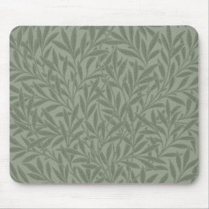 William Morris Willow Pattern Antique Sage Green Mouse Mat
