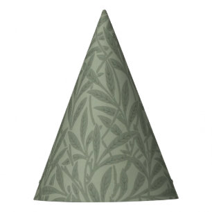 William Morris Willow Pattern Antique Sage Green Party Hat