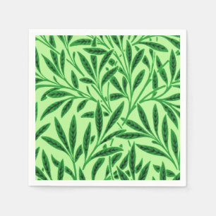 William Morris Willow Pattern, Light Jade Green Napkin