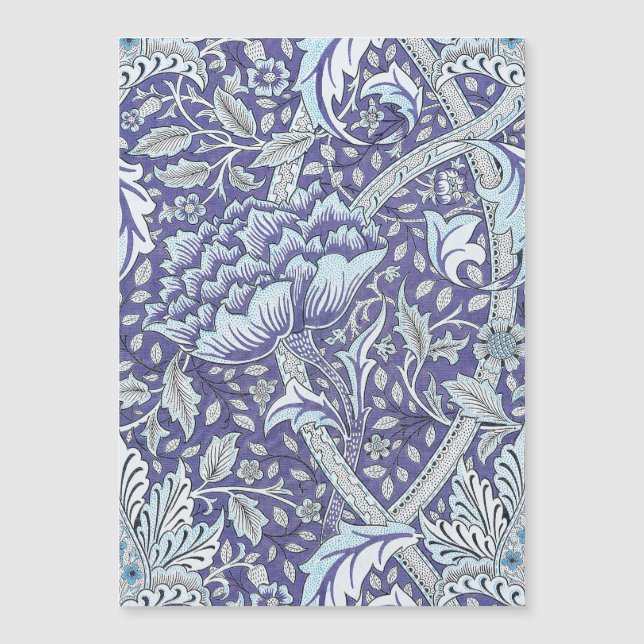 William Morris Windrush blue floral flowers (Front)