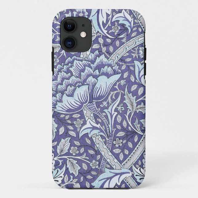 William Morris Windrush blue floral flowers Case-Mate iPhone Case (Back)