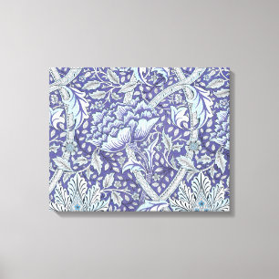 William Morris Windrush Blue Pattern Floral Canvas Print